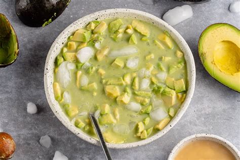 AVOCADO with CONDENSED MILK .